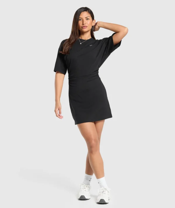 Gymshark T-shirts & Tops*Lifting Longline T-Shirt Dress Black