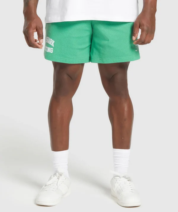 Gymshark Shorts*Lifting Mesh 7" Shorts LagoonGreen