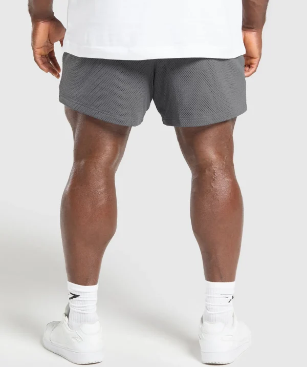 Gymshark Shorts*Lifting Mesh 5" Shorts PitchGrey