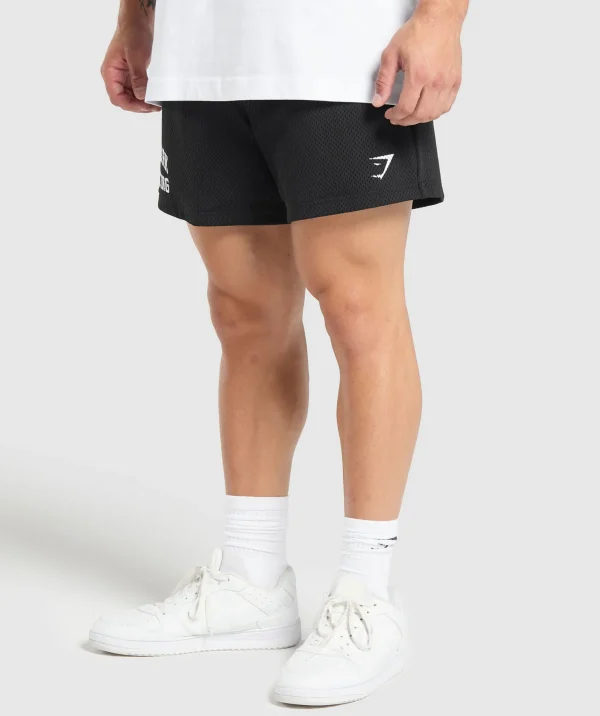 Gymshark Shorts*Lifting Mesh 5" Shorts Black