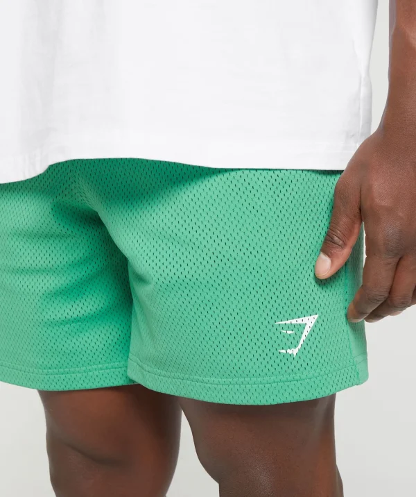 Gymshark Shorts*Lifting Mesh 7" Shorts LagoonGreen