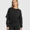 Gymshark Sweatsuits*Lifting Oversized Sweatshirt Black