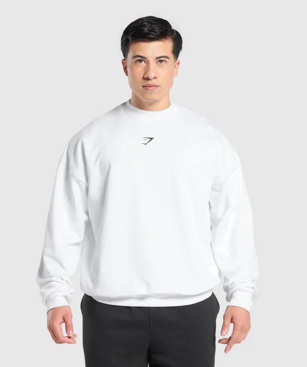 Gymshark Hoodies & Sweatshirts*Liftmas Crew White