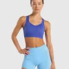 Gymshark Sports Bras*Lightweight High Support Sports Bra DarkBlue