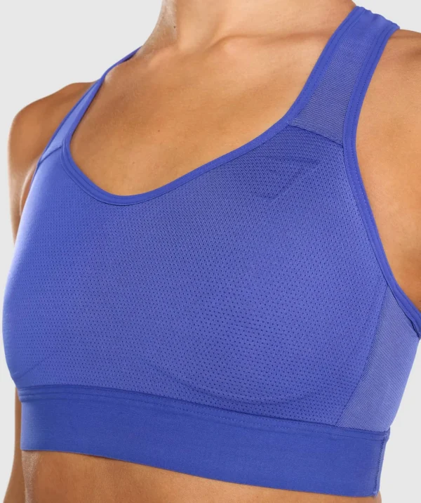 Gymshark Sports Bras*Lightweight High Support Sports Bra DarkBlue