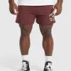 Gymshark Shorts*Lightweight Jersey Shorts BurgundyBrown