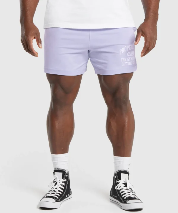 Gymshark Shorts*Lightweight Jersey Shorts SilverLilac