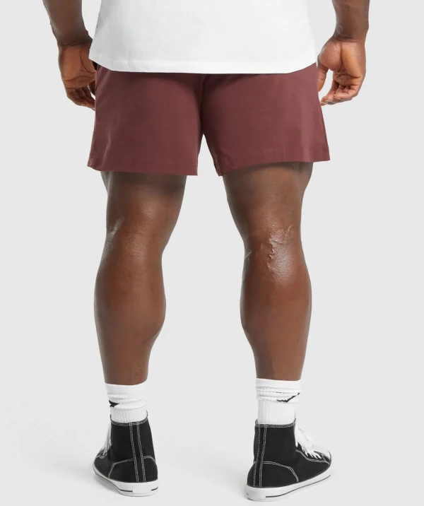 Gymshark Shorts*Lightweight Jersey Shorts BurgundyBrown