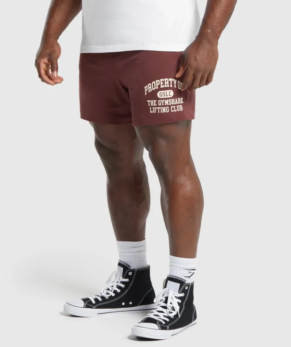 Gymshark Shorts*Lightweight Jersey Shorts BurgundyBrown