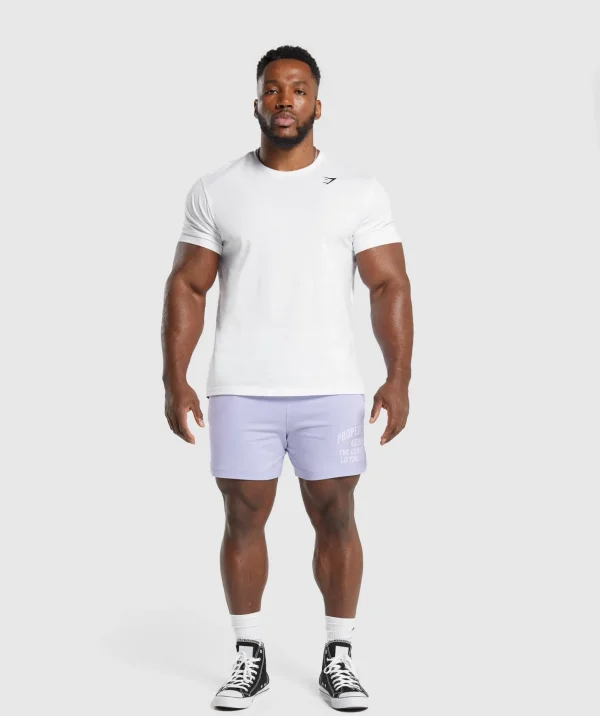 Gymshark Shorts*Lightweight Jersey Shorts SilverLilac