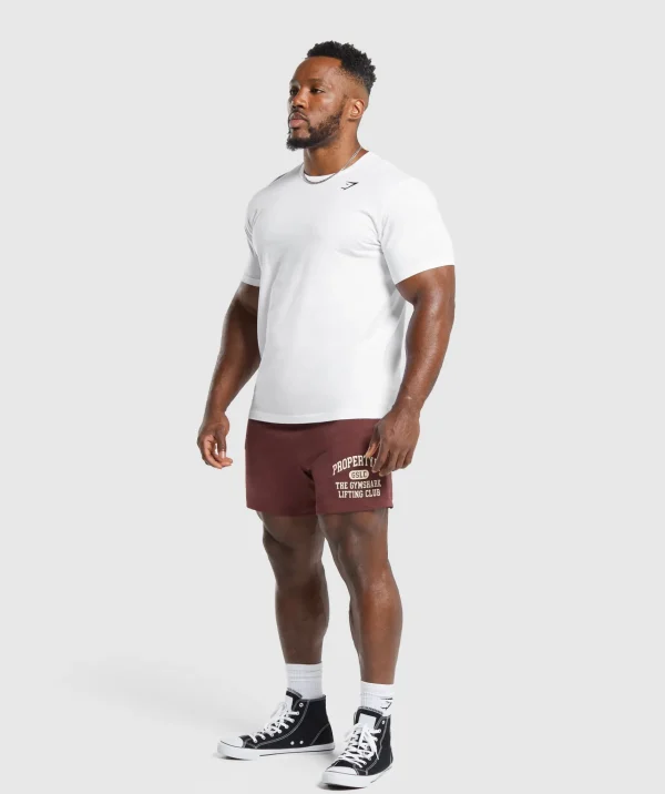 Gymshark Shorts*Lightweight Jersey Shorts BurgundyBrown