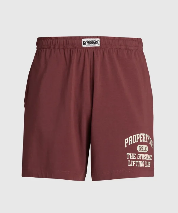 Gymshark Shorts*Lightweight Jersey Shorts BurgundyBrown