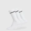 Gymshark Crew Socks*Lite Crew Socks 3pk White