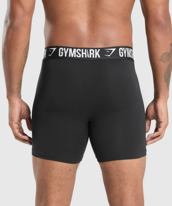 Gymshark Underwear & Basics | Men's Underwear*Long Boxer Brief 3PK Black/Black/Black