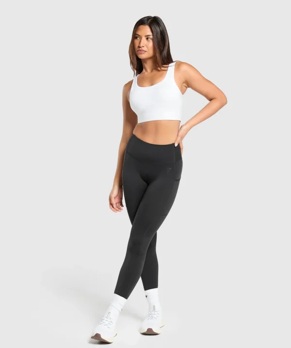 Gymshark Sports Bras*Longline Sports Bra White