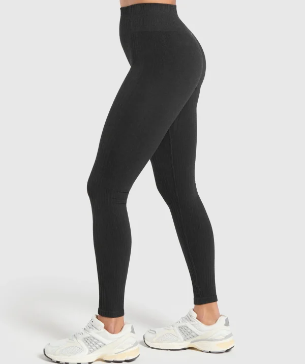 Gymshark Leggings*Luxe Seamless Leggings CoalMarl