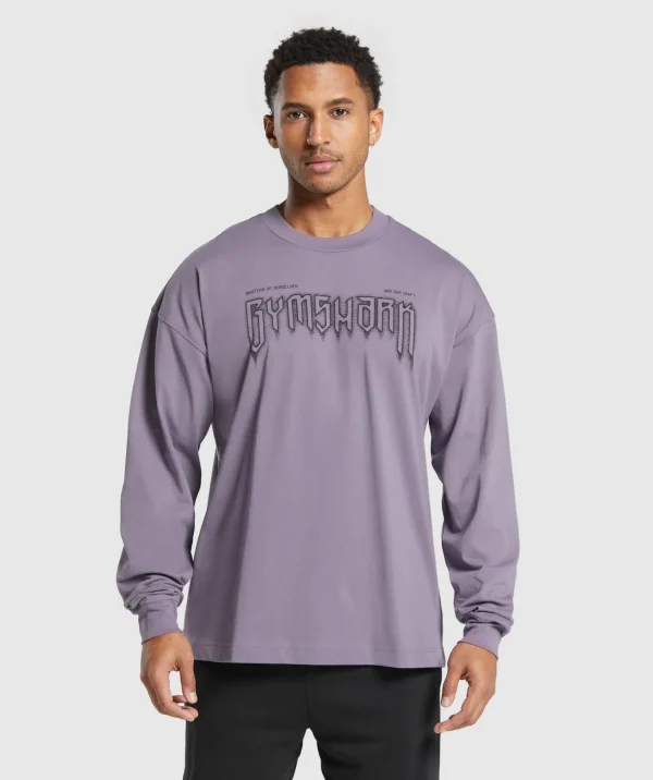 Gymshark T-shirts & Tops*Masters of Our Craft Long Sleeve T-Shirt FogPurple