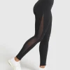 Gymshark Leggings | Scrunch Butt Leggings*Mesh Placement Leggings Black