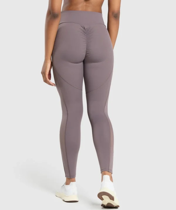 Gymshark Leggings | Scrunch Butt Leggings*Mesh Placement Leggings BrushedPurple