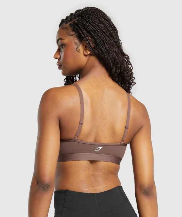 Gymshark Sports Bras*Mesh Sports Bra SoftBrown