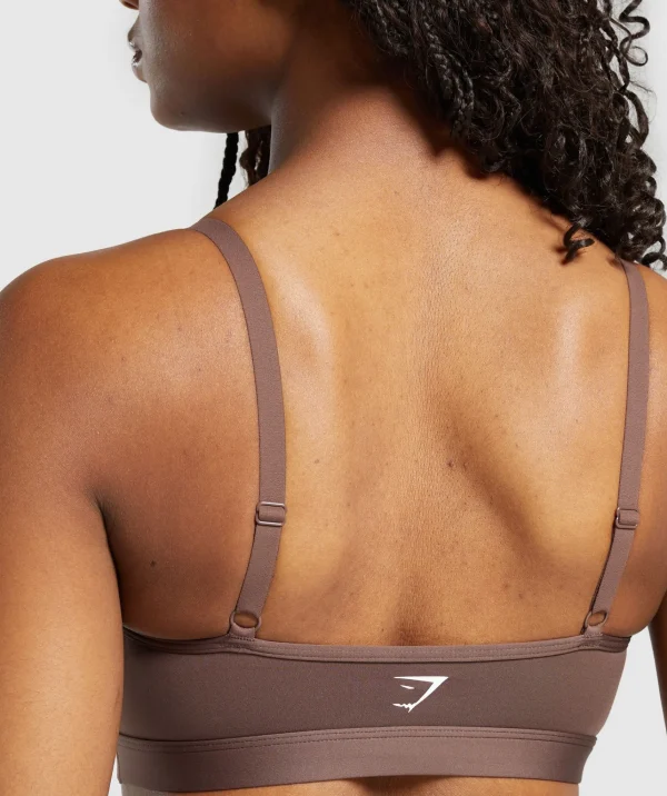 Gymshark Sports Bras*Mesh Sports Bra SoftBrown