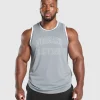 Gymshark Tank Tops*Mesh Tank DenimGrey