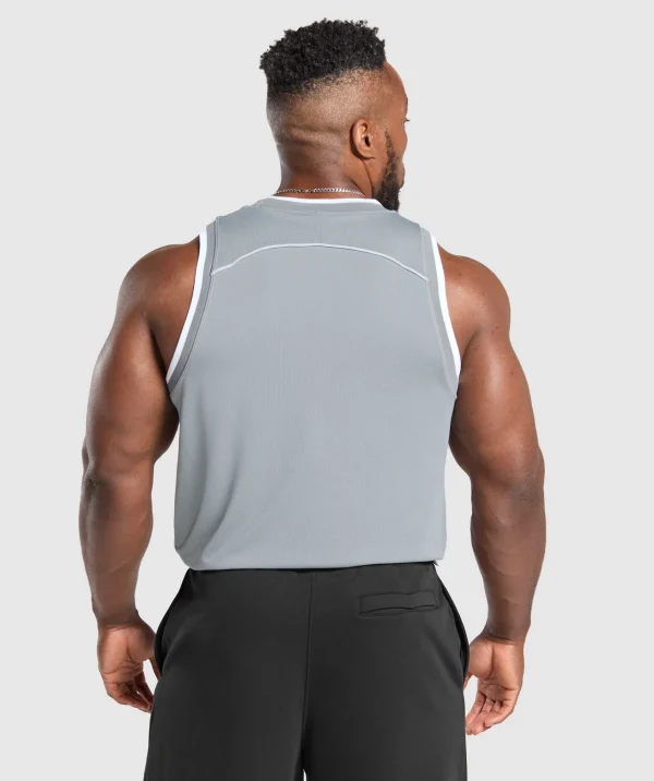 Gymshark Tank Tops*Mesh Tank DenimGrey