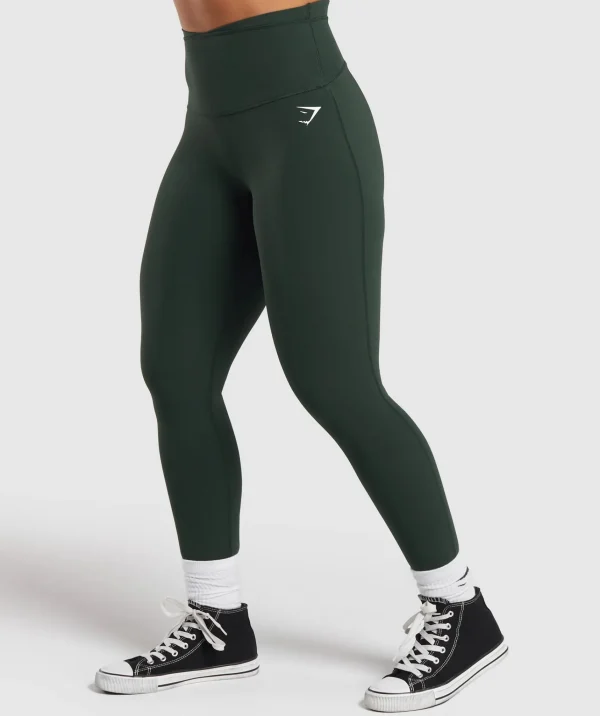 Gymshark Leggings | High-waisted Leggings*Mesh Waistband Leggings VictoryGreen