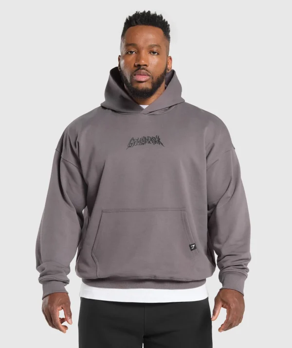 Gymshark Hoodies & Sweatshirts*Metal Lifting Graphic Hoodie BrushedPurple