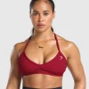 Gymshark Sports Bras*Minimal Sports Bra RepsRed