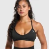 Gymshark Sports Bras*Minimal Sports Bra Black