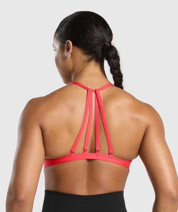 Gymshark Sports Bras*Minimal Sports Bra CoralRed