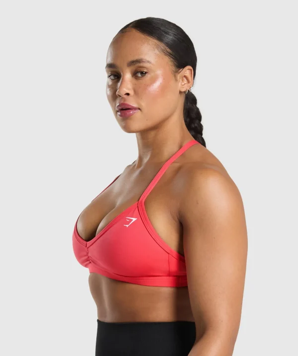 Gymshark Sports Bras*Minimal Sports Bra CoralRed