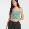 Gymshark Tank Tops | Crop Tops*Monogram Crop Cami Tank FrostTeal