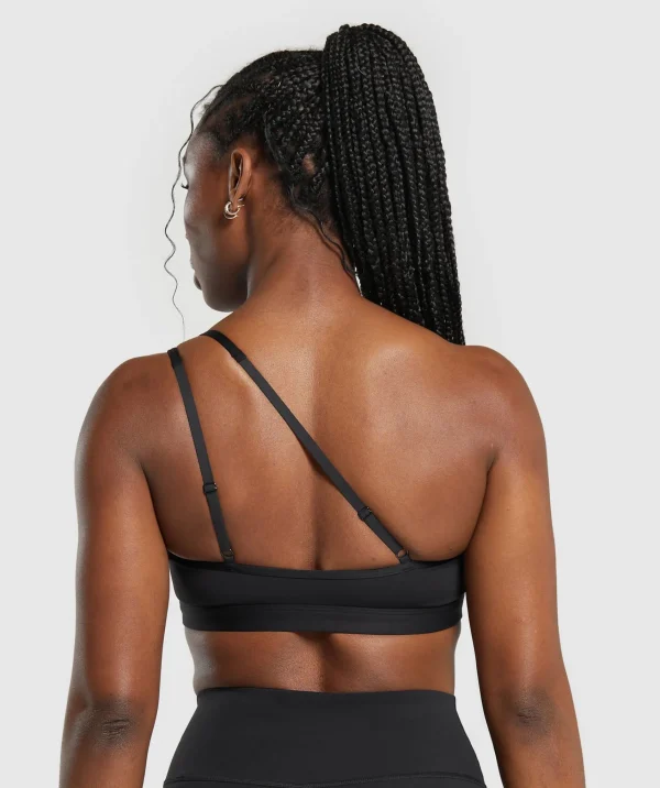 Gymshark Sports Bras*One Shoulder Sports Bra Black