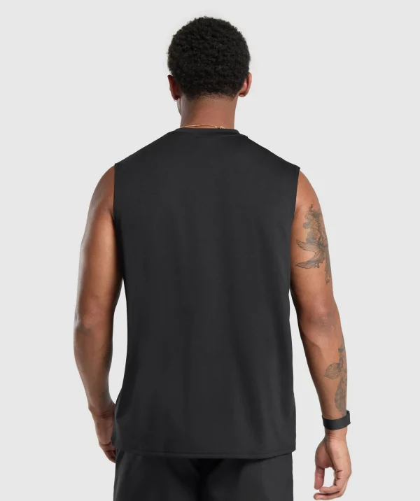 Gymshark Tank Tops*Oversized Performance Tank Black