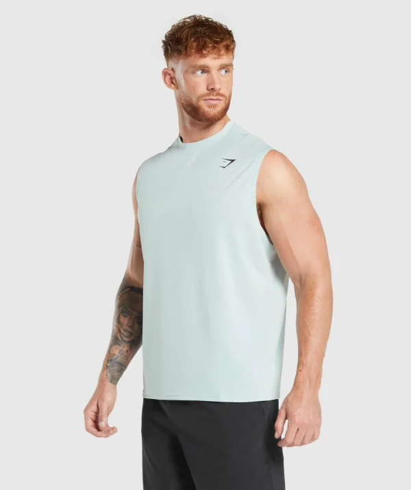 Gymshark Tank Tops*Oversized Performance Tank CoolBlue