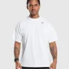 Gymshark T-shirts & Tops*Oversized Performance T-Shirt White