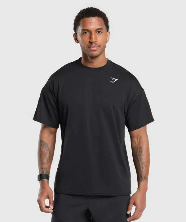 Gymshark T-shirts & Tops*Oversized Performance T-Shirt Black