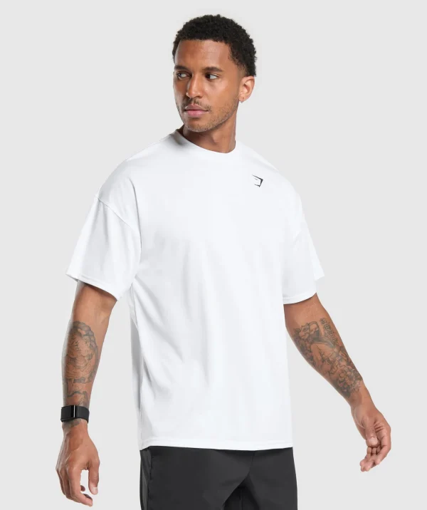 Gymshark T-shirts & Tops*Oversized Performance T-Shirt White