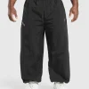 Gymshark Joggers & Sweatpants*Parachute Pants Black