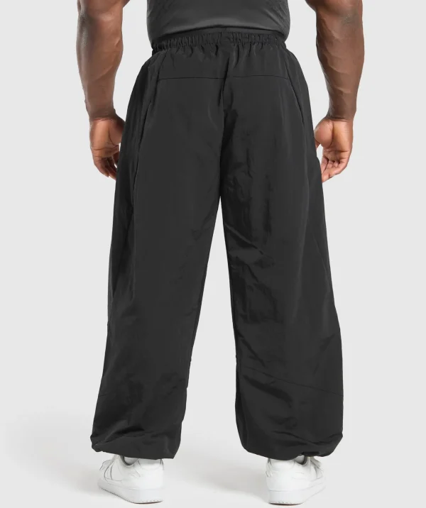 Gymshark Joggers & Sweatpants*Parachute Pants Black