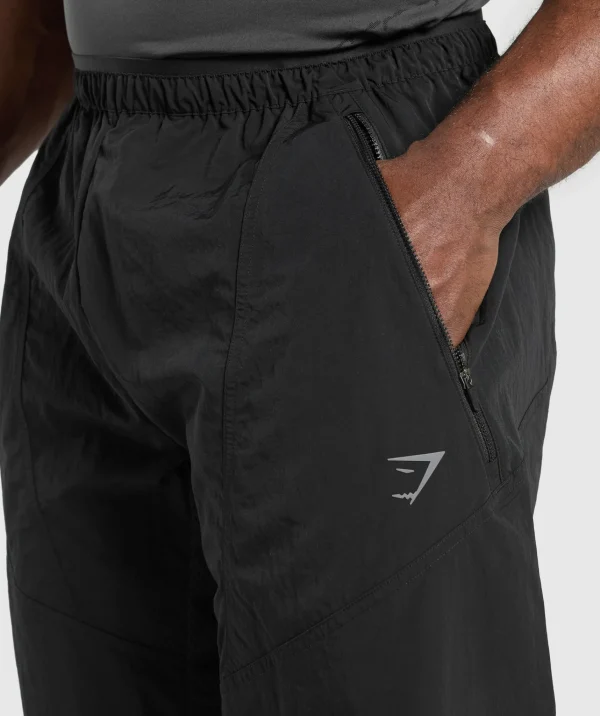 Gymshark Joggers & Sweatpants*Parachute Pants Black