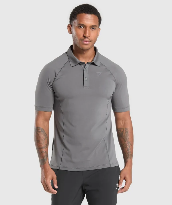 Gymshark T-shirts & Tops*Performance Polo Shirt PitchGrey