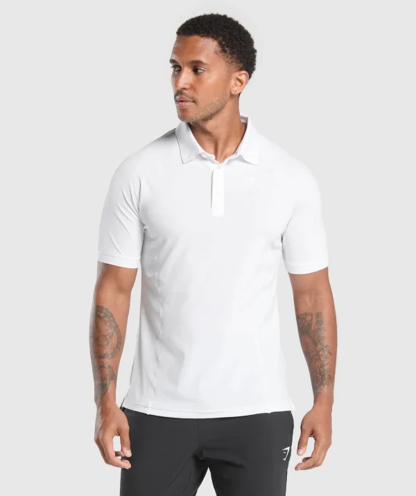 Gymshark T-shirts & Tops*Performance Polo Shirt White