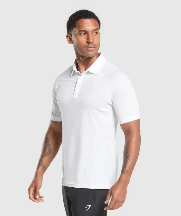 Gymshark T-shirts & Tops*Performance Polo Shirt White