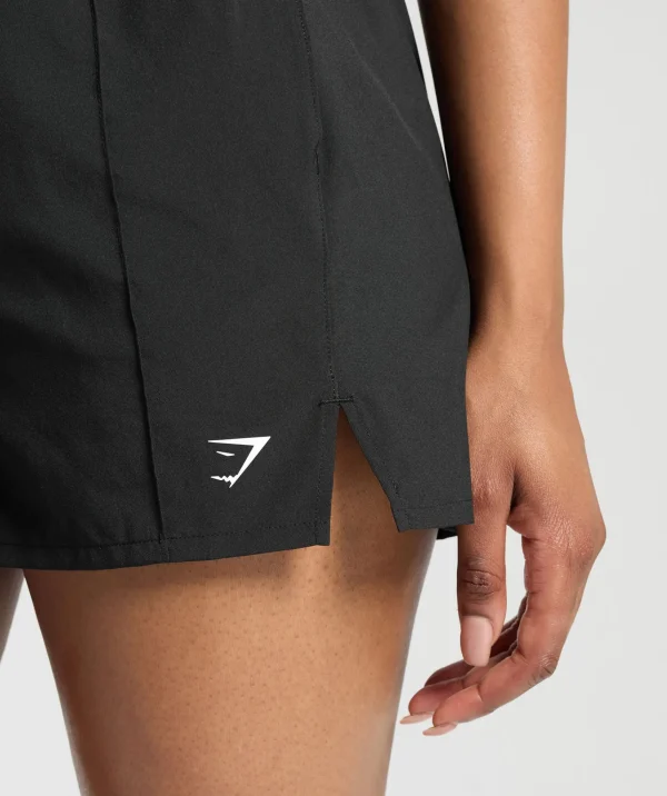 Gymshark Shorts*Pintuck Shorts Black