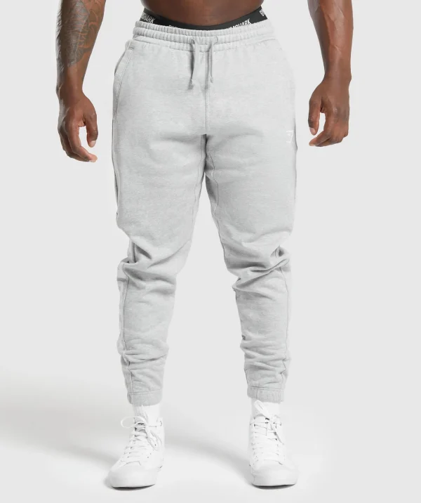 Gymshark Joggers & Sweatpants*Power Joggers LightGreyCoreMarl