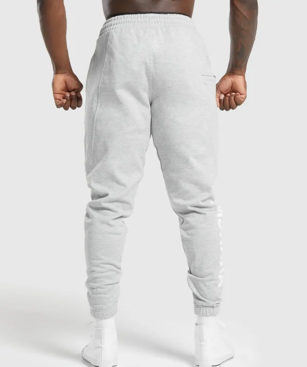 Gymshark Joggers & Sweatpants*Power Joggers LightGreyCoreMarl