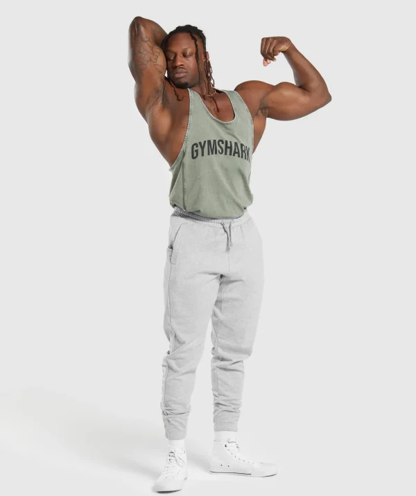 Gymshark Joggers & Sweatpants*Power Joggers LightGreyCoreMarl